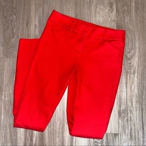 Loft Red Marisa Skinny Trousers